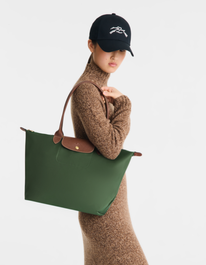 Longchamp Le Pliage Original L Tote Bag – British Green vip time amman jordan